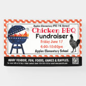 CHICKEN GRILLEN Fundraiser PTO PTA Church Banner (Horizontal)