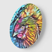 CHICKEN GROßE WANDUHR (Winkel)