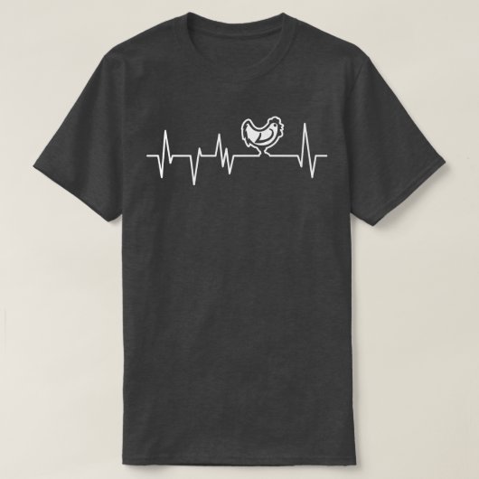 Chicken Heartbeat T-Shirt (Design vorne)