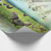 Chicken Heaven Geschenkpapier (Ecke)