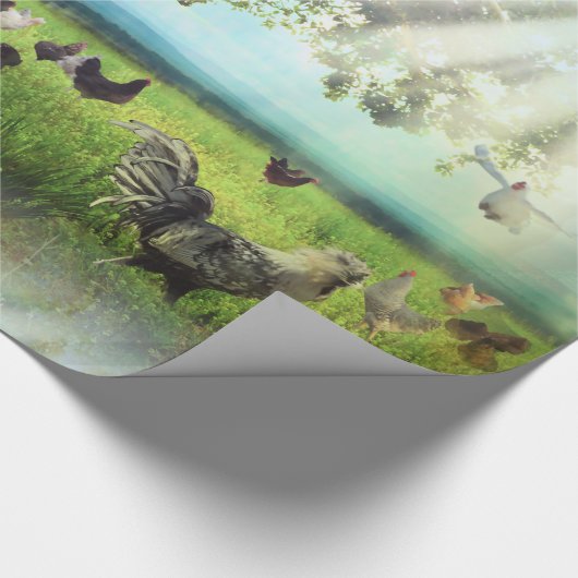 Chicken Heaven Geschenkpapier (Ecke)