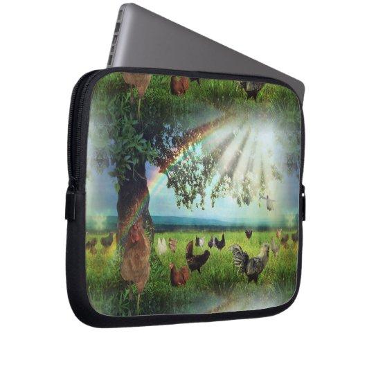 Chicken Heaven Laptopschutzhülle (Vorne Rechts)