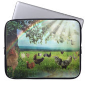 Chicken Heaven Laptopschutzhülle (Vorderseite)