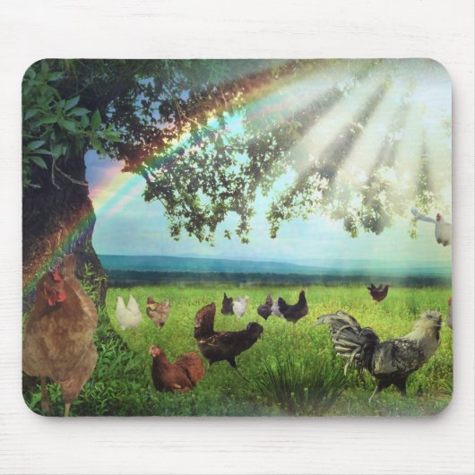 Chicken Heaven Mousepad (Vorne)