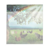Chicken Heaven Notizblock (Vorderseite)