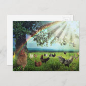 Chicken Heaven Postkarte (Vorne/Hinten)