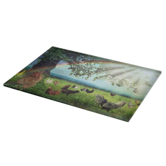 Chicken Heaven Schneidebrett (Ecke)