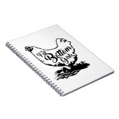 Chicken Hen Fat Bottom Notebook Notizblock (Rechte Seite)