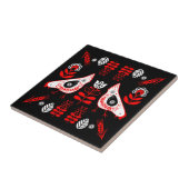 Chicken Hen Folk Fliese (Seite)