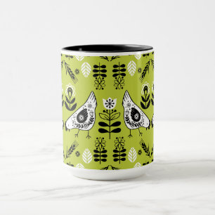 Chicken Hen Folk Tasse