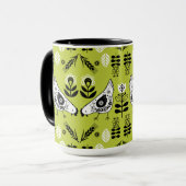 Chicken Hen Folk Tasse (Vorderseite Links)