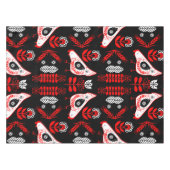 Chicken Hen Folk Tischdecke (Vorderseite (Horizontal))
