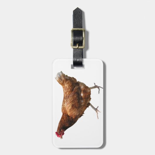 Chicken Hen Gepäckanhänger (Vorderseite vertikal)