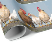 Chicken Hen Geschenkpapier (Rolleneckpunkt)