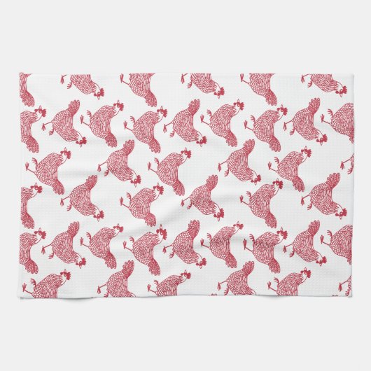 Chicken Hen Geschirrtuch (Horizontal)