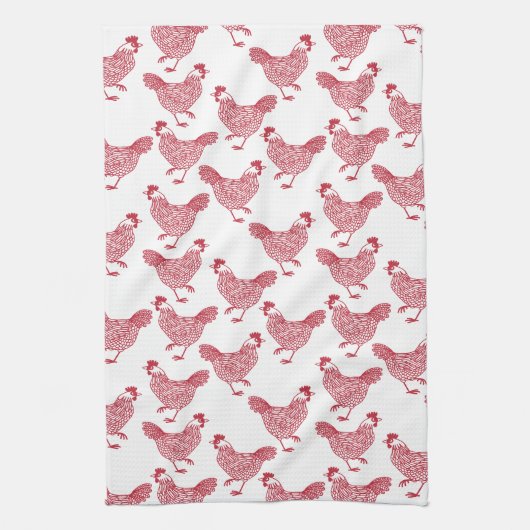 Chicken Hen Geschirrtuch (Vertikal)