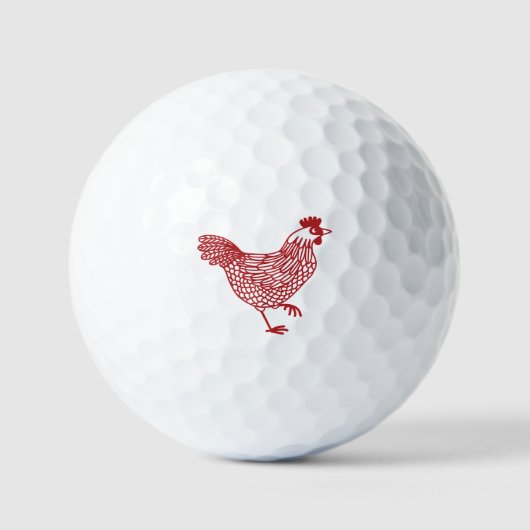 Chicken Hen Golfball (Vorderseite)