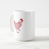 Chicken Hen Kaffeetasse (Vorderseite Links)