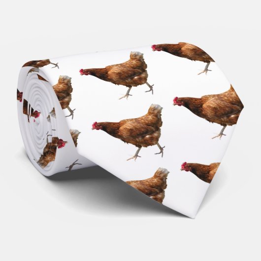 Chicken Hen Krawatte (Gerollt)