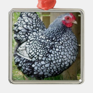 Chicken Hen Ornament Aus Metall