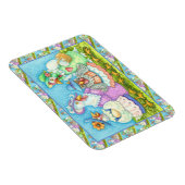 CHICKEN HEN PARTY, LAND GEFÜHRT FREUNDE Funny Magnet (Rechte Seite)