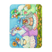 CHICKEN HEN PARTY, LAND GEFÜHRT FREUNDE Funny Magnet (Vertikal)