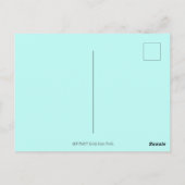 CHICKEN HEN PARTY, LAND GEFÜHRT FREUNDE Funny Postkarte (Rückseite)