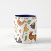 Chicken Hen Rooster Broiler Fryer Capon Poussin Tasse (Zentrum)