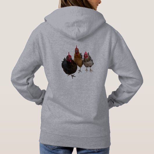 Chicken Hens Hoodie  (Rückseite)
