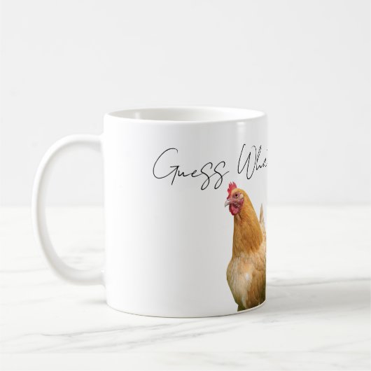 Chicken Hintern Kaffeemaschine Tasse (Links)