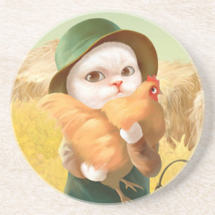 Chicken Hug Getränkeuntersetzer