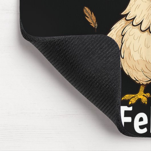 Chicken I Don't Have A Screw Loose, Funny, Jokes, Mousepad (Ecke)