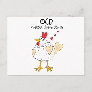 Chicken In Love Postkarte