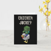 Chicken Jockey 2025 Karte (Gelbe Blume)