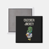 Chicken Jockey 2025 Magnet (Vorderseite/Rückseite)
