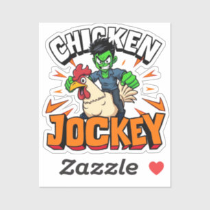 Chicken Jockey Aufkleber
