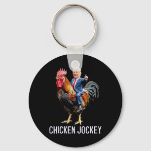 Chicken Jockey Trump Funny Meme 1 Schlüsselanhänger