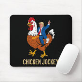 Chicken Jockey Trump Funny Meme 9 Mousepad (Mit Mouse)