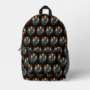 Chicken Jockey Trump Funny Meme Bedruckter Rucksack