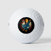 Chicken Jockey Trump Funny Meme Golfball (Vorderseite)