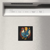 Chicken Jockey Trump Funny Meme Magnet (In Situ (Geschirrspüler))