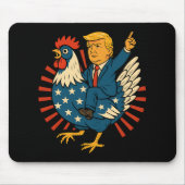 Chicken Jockey Trump Funny Meme Mousepad (Vorne)