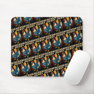 Chicken Jockey Trump Funny Meme Mousepad