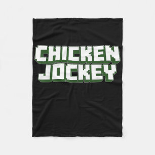 Chicken Jockey Video Game Viral Gamer Meme Kostüm Fleecedecke