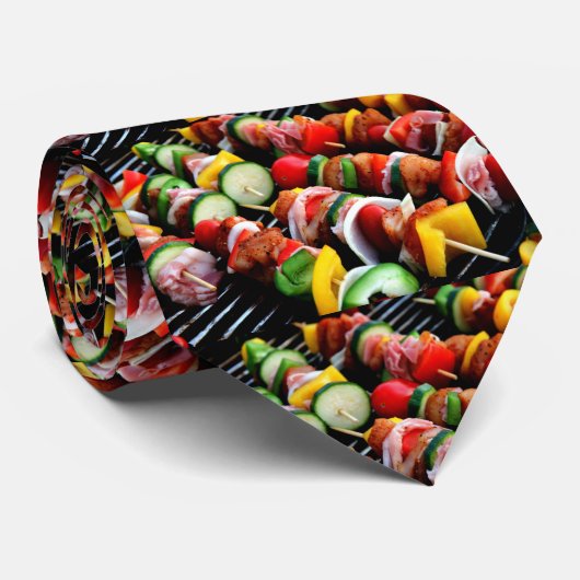 Chicken Kebab Krawatte (Gerollt)