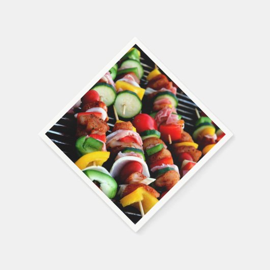 Chicken Kebab Serviette (Ecke)