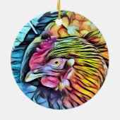 CHICKEN KERAMIK ORNAMENT (Hinten)