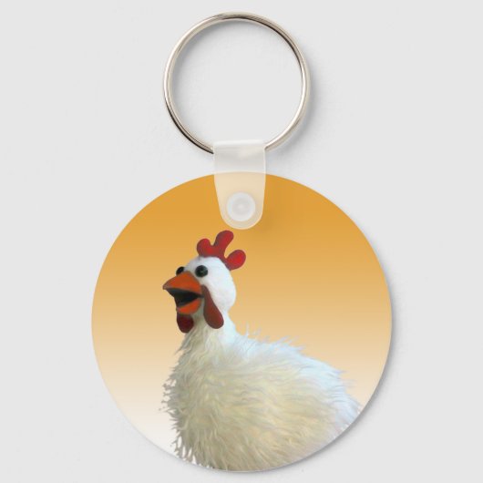 Chicken Keychain Schlüsselanhänger (Vorderseite)