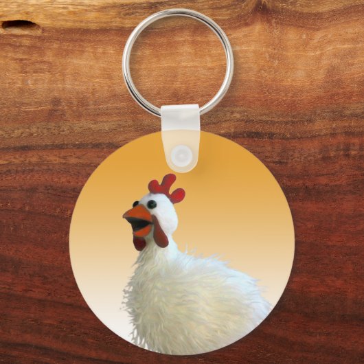 Chicken Keychain Schlüsselanhänger (Vorderseite)