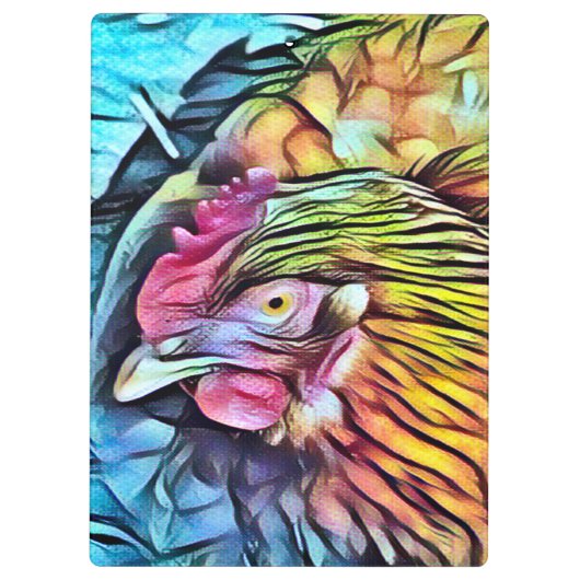 CHICKEN KLEMMBRETT (Rückseite)